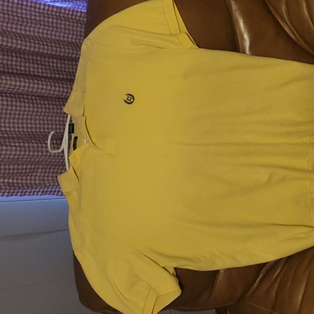 Yellow Ralph Lauren polo shirt